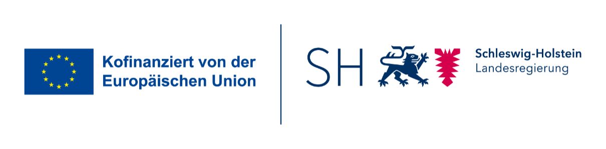 Logo Förderung von der Europäischen Union und der Landesregierung Schleswig-Holstein